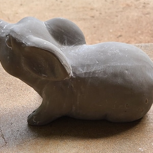 Large 11 1/2 inch  LATEX PIG MOLD For Concrete or Plaster