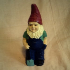 LATEX small GNOME craft MOLD #2 / mould for concrete or plaster