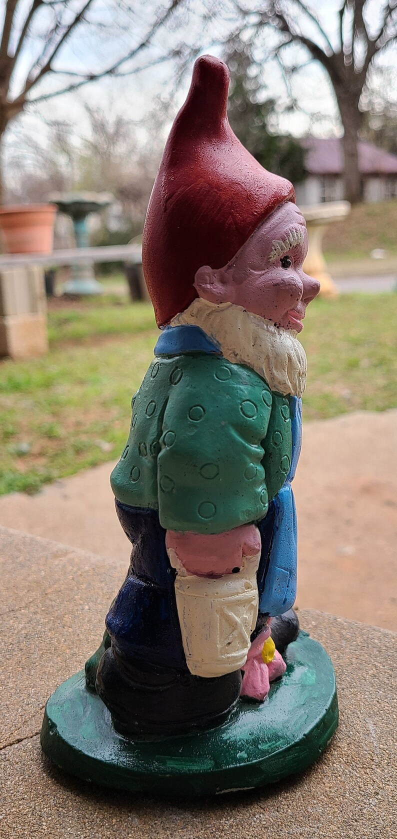 LATEX small vintage GNOME craft MOLD / mould for concrete or | Etsy