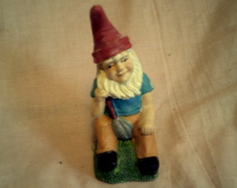 LATEX GNOME MOLD /craft mould # 4 for concrete or plaster