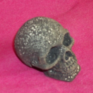 LATEX small SKULL craft MOLD / mould for concrete or plaster