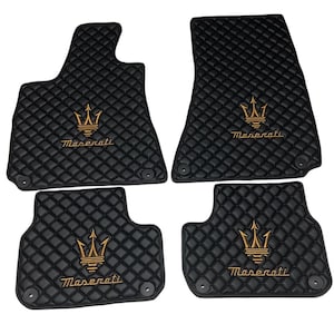 Leather Car Floor Mats For Maserati Ghibli 2014+