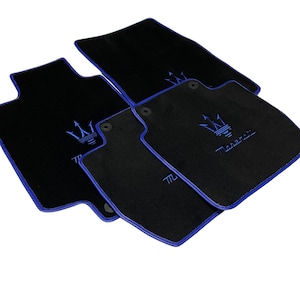 Car Carpet Velour Floor Mats For  Maserati  All models Levante/Ghibli/Granturismo