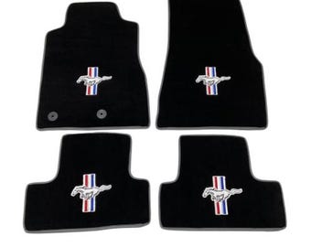 Luxury Car Carpet Velour Floor Mats For Ford Mustang 2005-2014