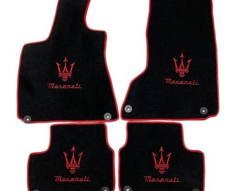 Car Carpet Velour Floor Mats For  Maserati  Ghibli SQ4 2014-2022 carpet