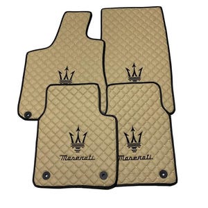 Leather Car Floor Mats For Maserati Granturismo 2007+