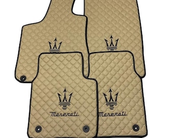 Leather Car Floor Mats For Maserati Granturismo/Grancabrio