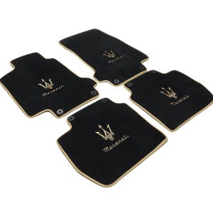 Car Carpet Velour Floor Mats For  Maserati  All models Levante/Ghibli/Granturismo