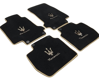 Car Carpet Velour Floor Mats For  Maserati  All models Levante/Ghibli/Granturismo
