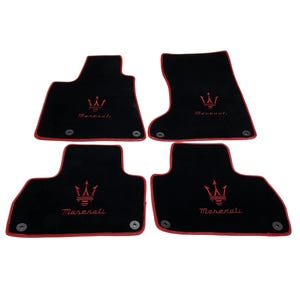 Car Carpet Velour Floor Mats For  Maserati  All models Levante/Ghibli/Granturismo