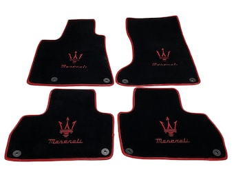 Car Carpet Velour Floor Mats For  Maserati  All models Levante/Ghibli/Granturismo
