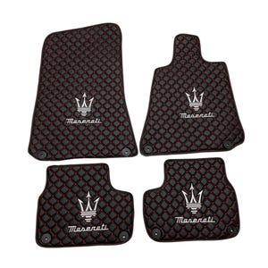 Leather Car Floor Mats For Maserati All models Levante/Ghibli/Granturismo