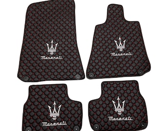 Leather Car Floor Mats For Maserati All models Levante/Ghibli/Granturismo