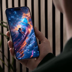 4K Mobile home screen space and astronaut wallpaper for Iphone and Android Phones