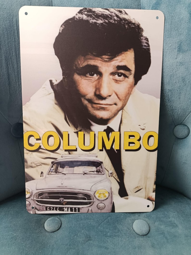 New Columbo Falk Series Metal Sign, 20x30cm - Etsy