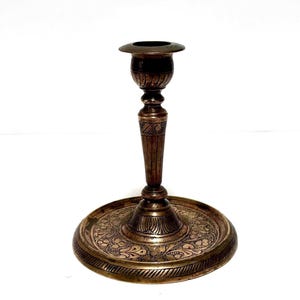Vintage brass Candlestick holder, Candle holder, Vintage brass Home Decor 5&quot;