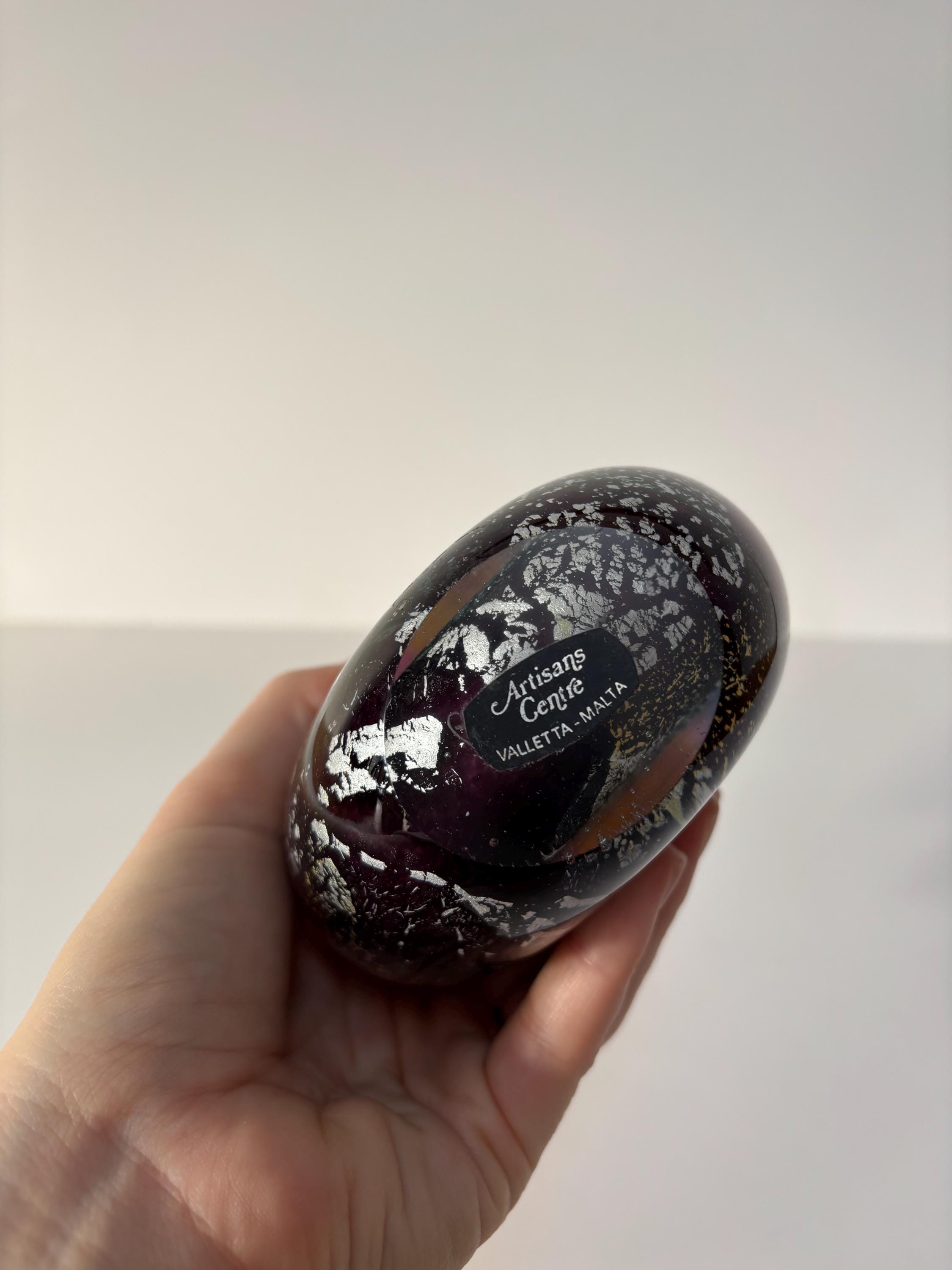 ヴィンテージ マルタ フェニキア アートガラス 花瓶 – 手作り マルタ