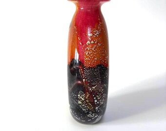ヴィンテージ マルタ フェニキア アートガラス 花瓶 – 手作り マルタ