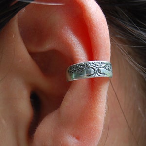 Tree Ear Cuff  / Tree of Life / Conch Ear Cuff / Helix Tree Cuff / Sterling Ear cuff /Conch Earring / Silver Tree cuff / Silver Cuff Hoop