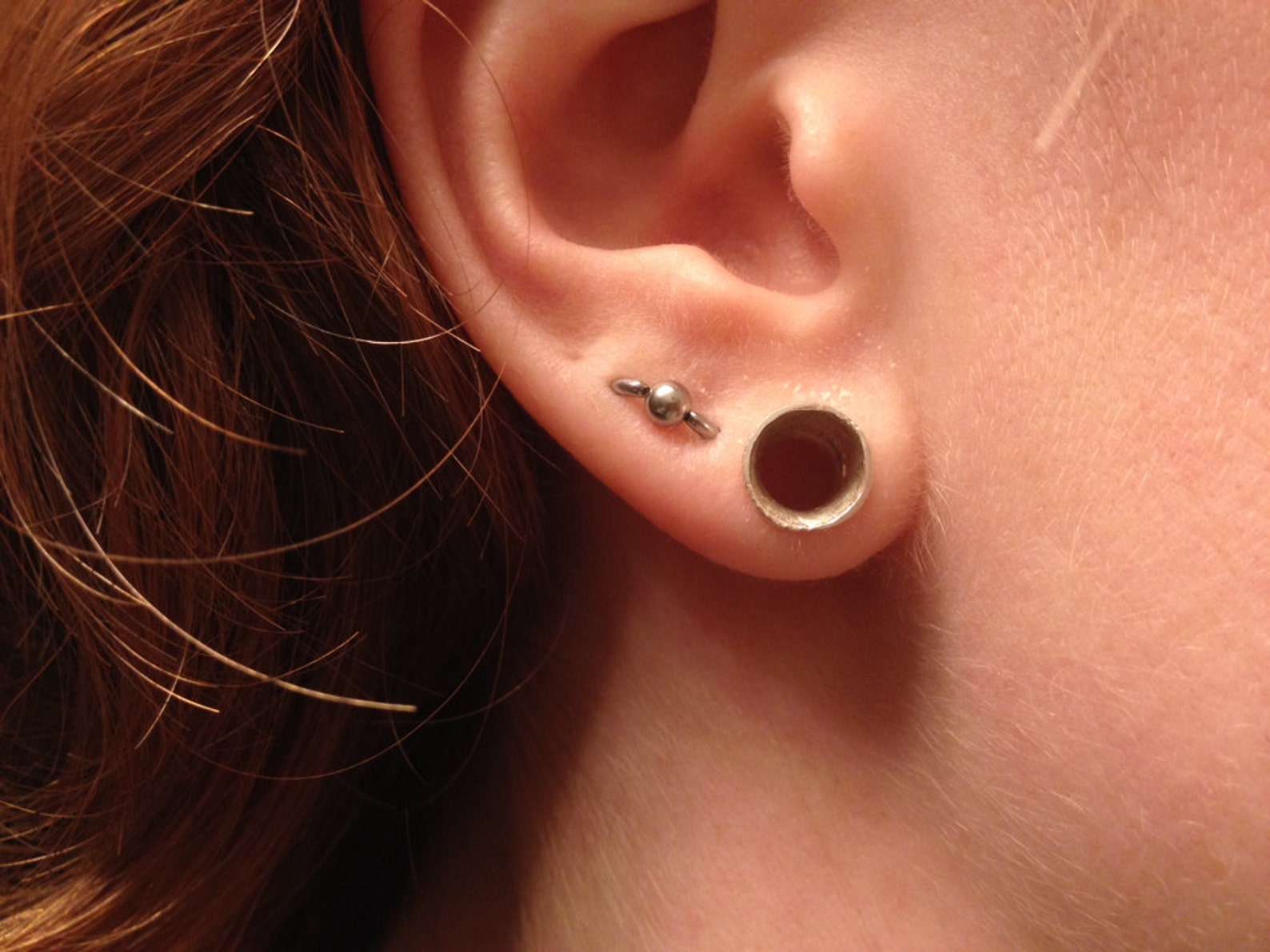 Ear Plugs / Sterling 2ga Plugs / 3 Gauge Ear Plugs /large Lobe Etsy