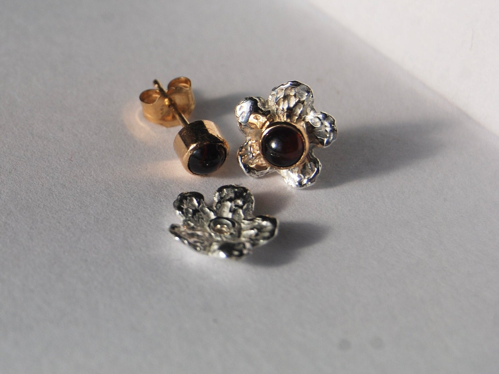 Gold Earring Jacket / Rose Gold Jackets / 14K Stud Enhancers / Etsy