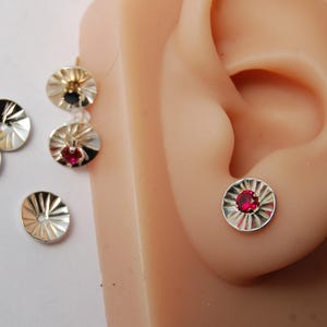 Ear Jackets for Studs, Sterling or Gold Filled Earring Enhancers, Aquamarine, brighten up Shiny, black onyx