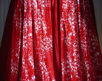 Red Ikea Curtains Etsy