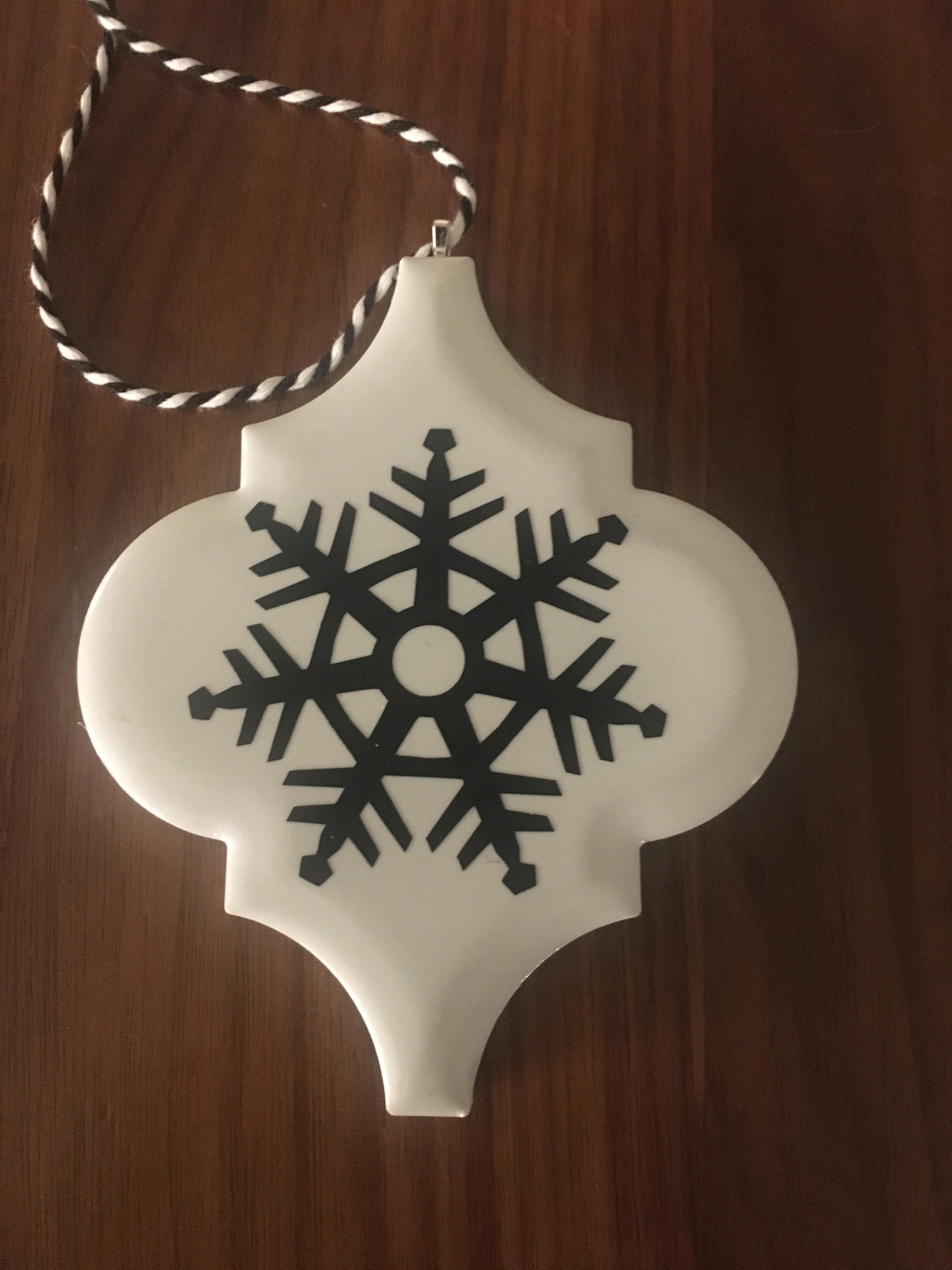 Adorno de árbol de Navidad en forma arabesca | Etsy