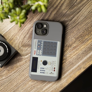 Grey Phone Case, Custom Tough Cases for iPhone Samsung AKAI MPC 2000, Protective Hard Shell Cover, Electronics Accessories, Unique Gift Idea