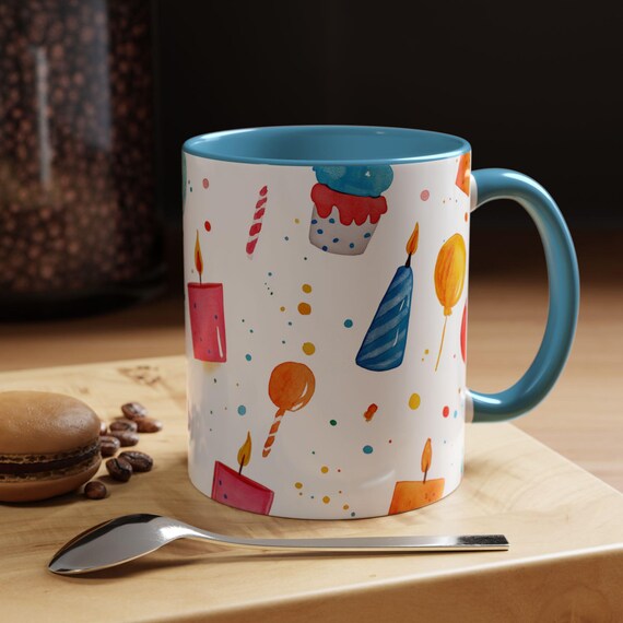 Festliche Feier Kaffeebecher Bunte Party Becher Geburtstag Geschenk Spaß Dekor für Zuhause oder das Büro Perfekt für Kaffee Tee, heiße Schokolade