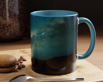 Galaxy Night Sky Coffee Mug Celestial Drinkware Gift for Star Lovers Astronomy Enthusiasts Cosmic Decor Science Lovers, Gift for Him