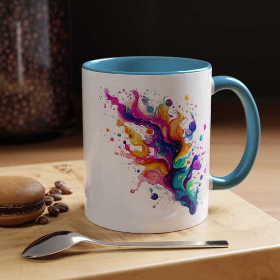 Vibrant Artistic Coffee Mug Colorful Drinkware for Artists Creative Gifts  Home Decor Birthday Presents and Coffee Lovers - Etsy