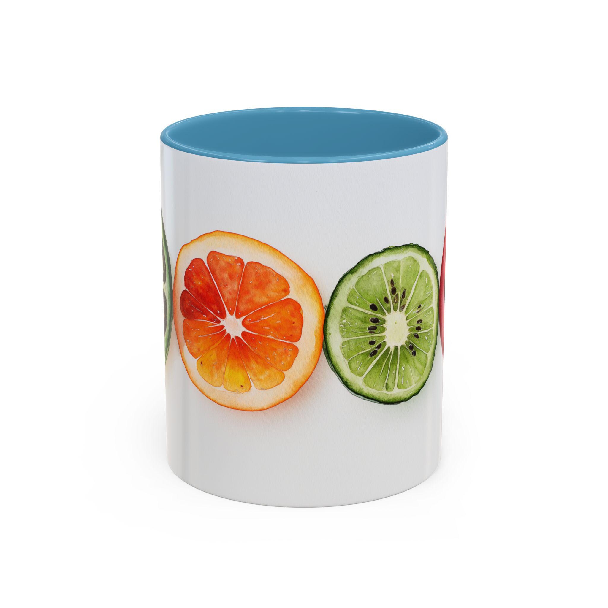 Fruity Accent Coffee Mug Colorful Ceramic Cup Kitchen Decor Gift for Fruit  Lovers Vibrant Drinkware Summer Vibes Unique Coffee Cup - Etsy