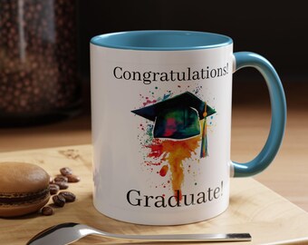 Abschluss Kaffeebecher Herzlichen Glückwunsch grad Becher Feier Geschenk Abschluss Geschenk Geschenk für sie Geschenk für ihn