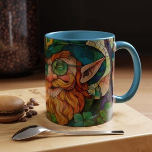 St. Patrick&#39;s Day Leprechaun Coffee Mug  Vibrant Green Ceramic Mug for Tea Coffee Lovers Gift for Holiday Celebrations Irish Decor