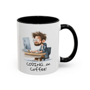 Lustige Coding Geek Kaffeetasse Geschenk für Programmierer Geschenk für Programmierer Geschenk für Home Office Kaffeeliebhaber Geschenk für Geburtstag Weihnachten Arbeit Bild 3