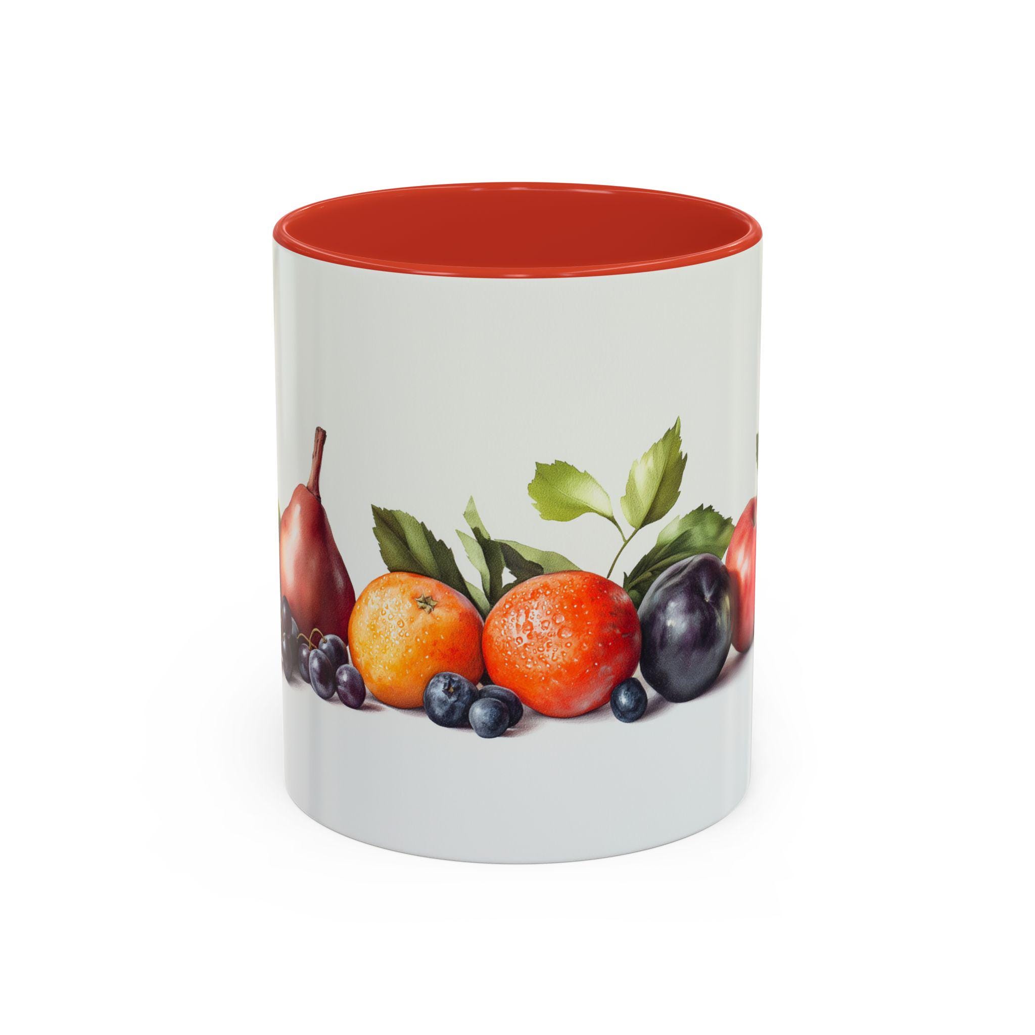 Fruitinspired Accent Coffee Mug Colorful Ceramic Mug for Fruit Lovers  Kitchen Decor Gift for Foodies Refreshing Beverage Holder - Etsy