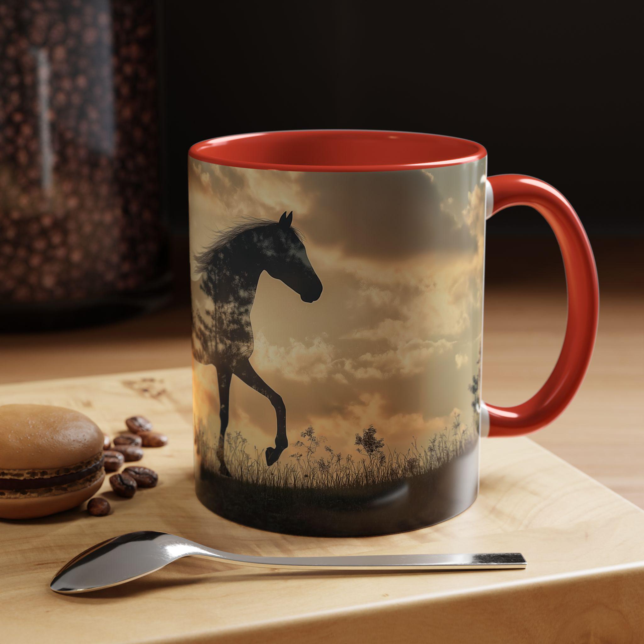 ユニークな馬のマグカップ - Etsy 日本
