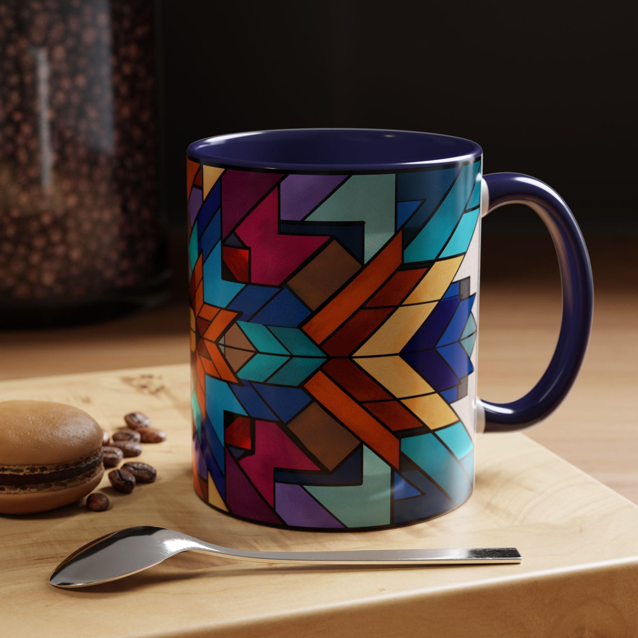 Vibrant Geometric Modern Art Design Coffee Mug Gift for Art Lovers Gift for  Birthday Gift for Her Gift for Birthday Gift for Any Occassion - Etsy