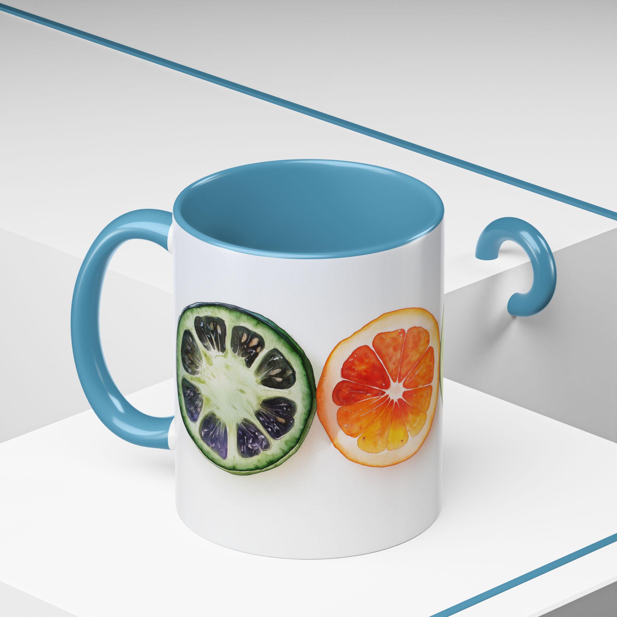 Fruity Accent Coffee Mug Colorful Ceramic Cup Kitchen Decor Gift for Fruit  Lovers Vibrant Drinkware Summer Vibes Unique Coffee Cup - Etsy