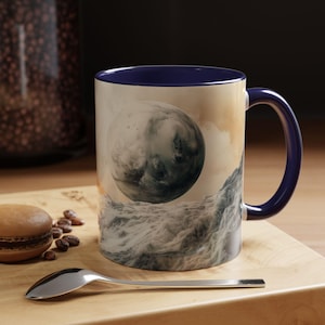 Galactic Vibes Kaffeetasse Space Lover Geschenk Einzigartiges Planetares Design Astronomie Dekor Perfekt für Geburtstage Zuhause Büro