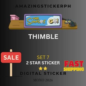 Vingerhoed 2-sterrensticker