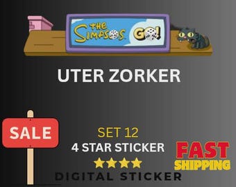 Uter zorker 4 star sticker