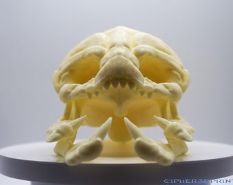 Halo Elite Skull Miniature – 3D Printed Display