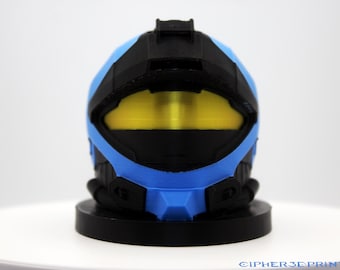 Halo Recon Helmet Miniature – 3D Printed Display