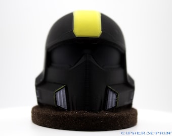 Hell Divers 2 B-01 Tactical Helmet Miniature – 3D Printed Display