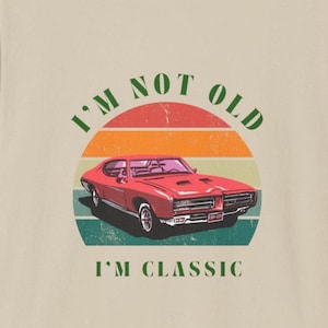 Retro Classic Car T-Shirt: Vintage Car Lover Gift