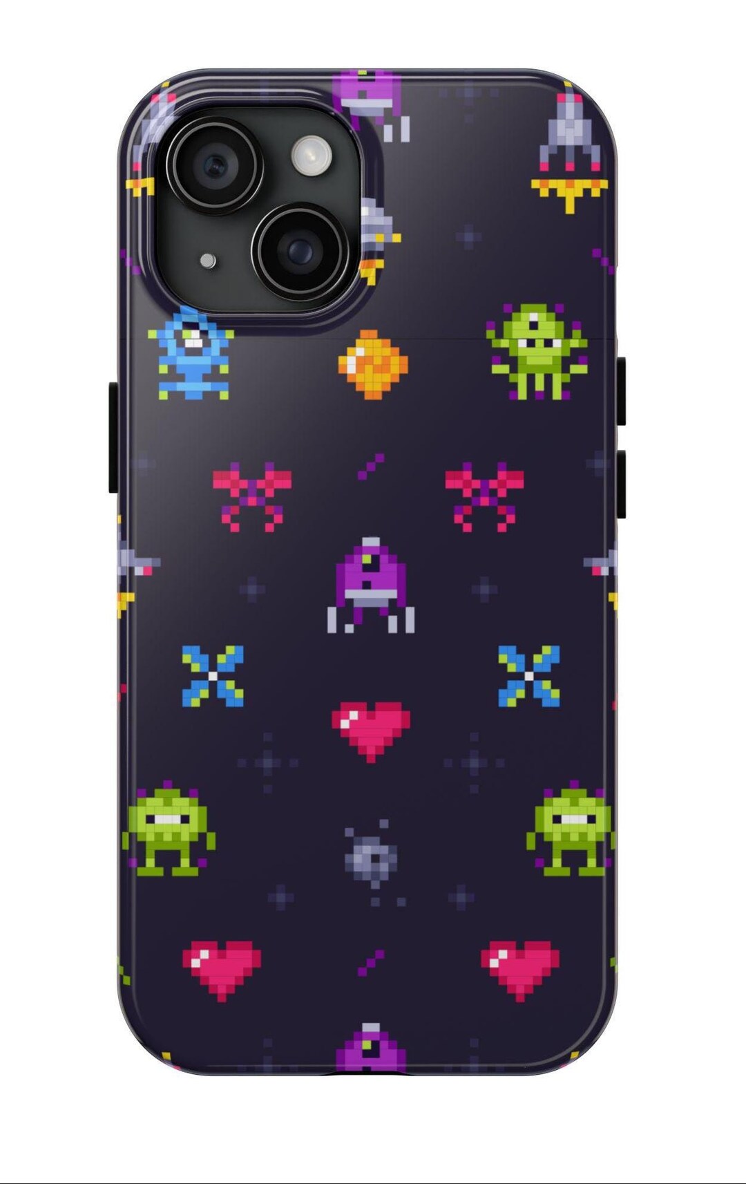 Retro Pixel Gamer Phone Case | 8-bit Arcade Design - Etsy
