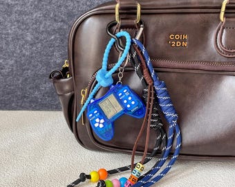 Mini Game Rope Bag Charms,Purse Bag Keychain Accessories,Gift for her