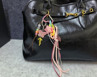 Trendy Cute Love Bag Charms,Y2K Rope Bag Charm,Purse Bag Keychain Accessories,Gift for her